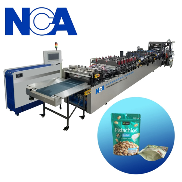 NCA600SZL 三邊封、自立、拉鏈袋制袋機